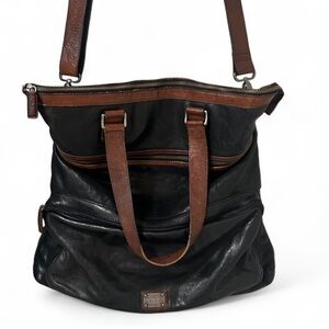 Vintage Genuine Leather Cole Haan Crossbody/ Tote Bag With Adjustable Strap 🖤